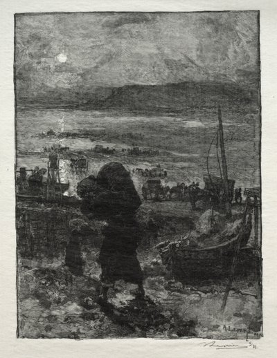 Colheita de areia de Auguste Louis Lepère