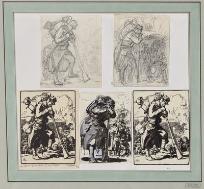 O Retiro depois de Charleroi... de Auguste Louis Lepère