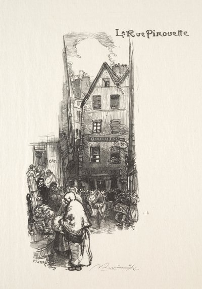 Rua Pirueta de Auguste Louis Lepère