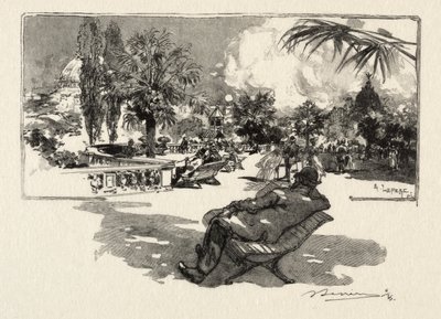 O Terraço das Artes Liberais de Auguste Louis Lepère