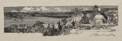 O Vallee de la Solle. de Auguste Louis Lepère