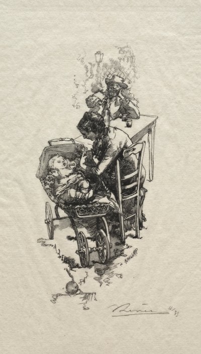 A mulher no berço de Auguste Louis Lepère