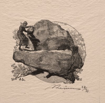 Tremor de pedra. de Auguste Louis Lepère