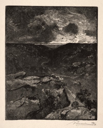 O vale de Franchard. de Auguste Louis Lepère