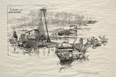 O Ponto de Billancourt de Auguste Louis Lepère
