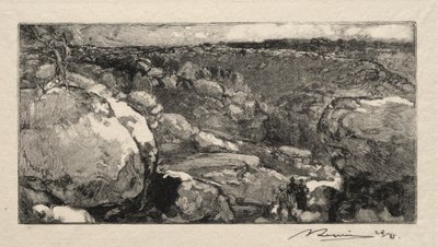 O circo Long Rocher de Auguste Louis Lepère