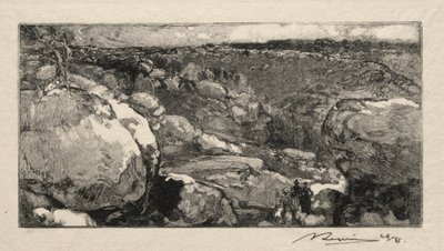 O Cirque du Long-Rocher. de Auguste Louis Lepère