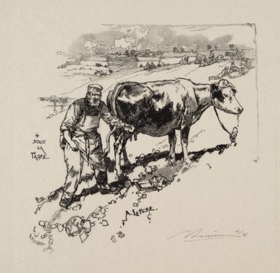 O mercador de leite de Auguste Louis Lepère