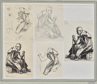 Rei Pedro da Sérvia de Auguste Louis Lepère