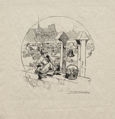 Apple Market, No. 2. de Auguste Louis Lepère