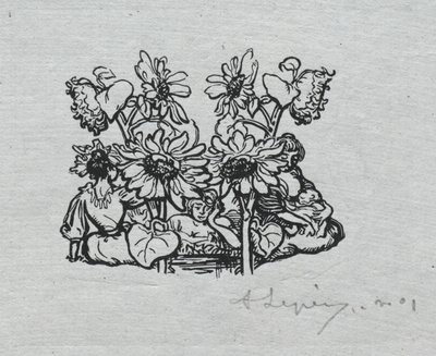 Almanaque de Paris, 1897: Tail-piece, Verão de Auguste Louis Lepère