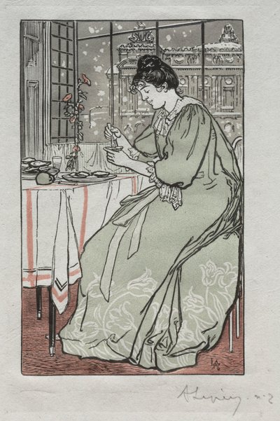 Almanaque de Paris, 1897: inverno, 1897. de Auguste Louis Lepère