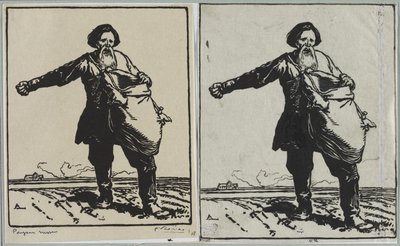 camponês russo de Auguste Louis Lepère