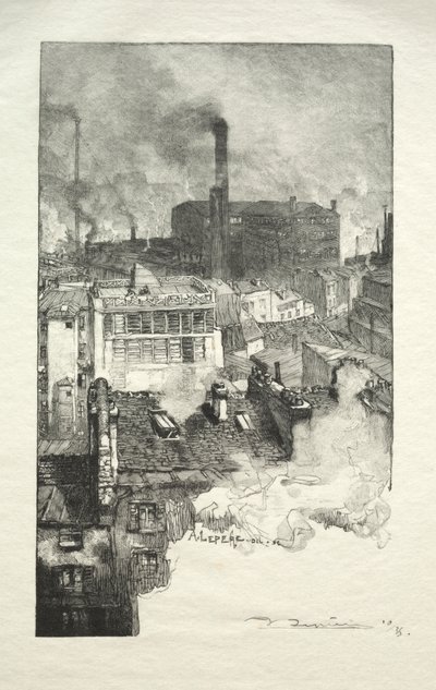 distrito de Gobelins de Auguste Louis Lepère