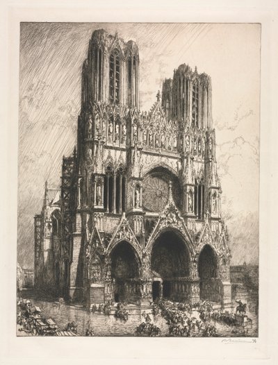 Catedral de Reims. de Auguste Louis Lepère