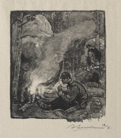 Refeição dos Lenhadores de Auguste Louis Lepère