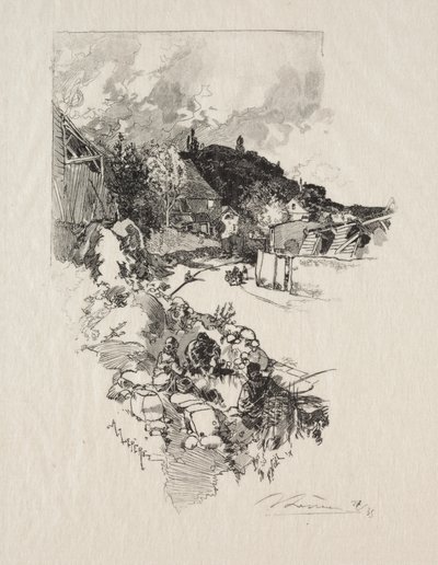 Estrada para Versalhes de Auguste Louis Lepère