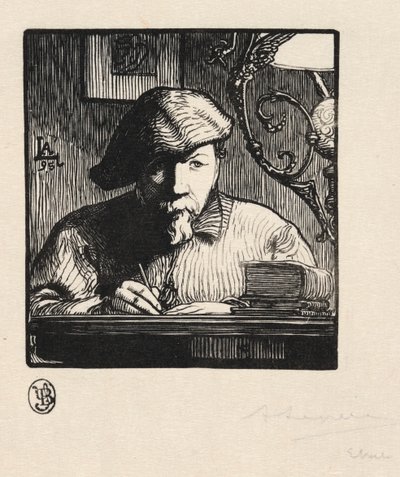 Auto-retrato de Auguste Louis Lepère