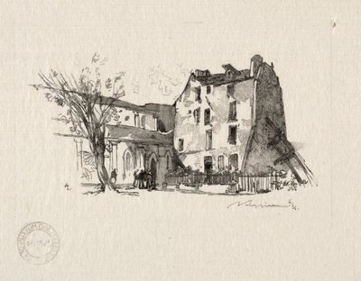 St. Julien the Poor: o presbitério. de Auguste Louis Lepère