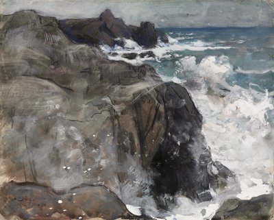 Tempestade na Ilha de Yeu de Auguste Louis Lepère