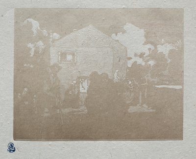 Os mendigos na última casa de Auguste Louis Lepère