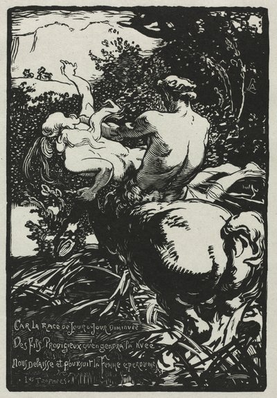 O Centauro de Auguste Louis Lepère