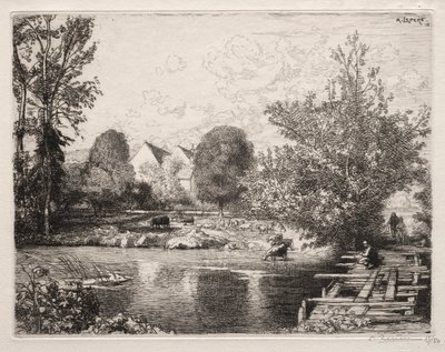 A velha passarela de Auguste Louis Lepère