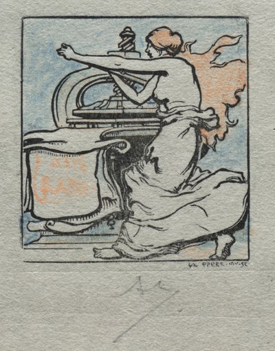 A impressora de Auguste Louis Lepère