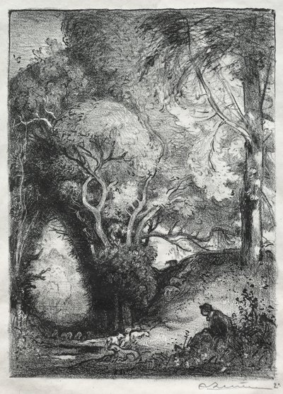 O desfiladeiro em junho. de Auguste Louis Lepère