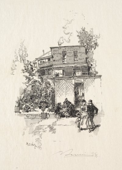 A Guinguette de Auguste Louis Lepère