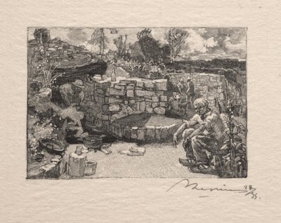 Um alojamento de pedreira de Auguste Louis Lepère