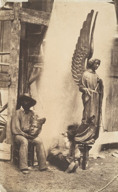 [Anjo da Paixão, Sainte-Chapelle, Paris], 1853-1854. de Auguste Mestral
