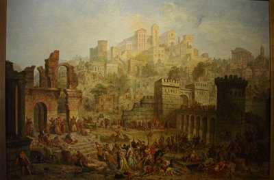 Massacre de judeus em Metz durante a Primeira Cruzada de Auguste Migette