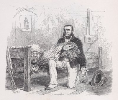 A Velha Bandeira das Obras Completas de Béranger, 1836. Criadores: Auguste Raffet, Lacoste, Eugène Guillaumot. de Auguste Raffet, Lacoste, Eugène Guillaumot