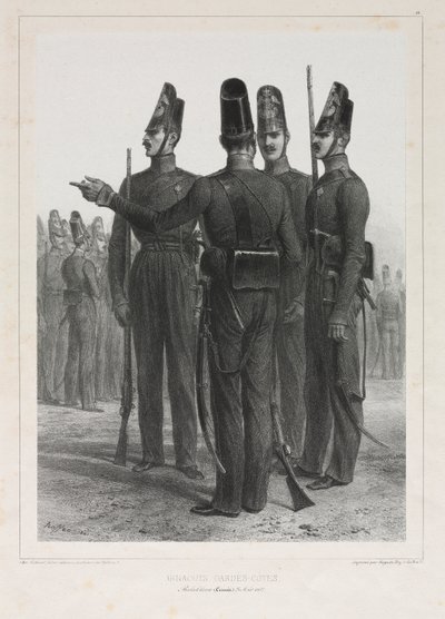 Guarda Costeira de Arnoutes de Auguste Raffet