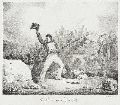 Combate à baioneta de Auguste Raffet
