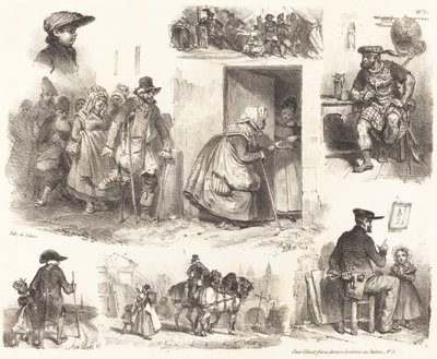 Oito Vinhetas de Incidentes de Gênero de Auguste Raffet