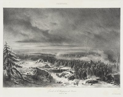 Episódio da Campanha da Rússia - Salão de 1836 de Auguste Raffet