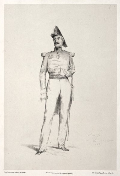 Marechal Baraquey d&39;Hiliers, 1859. de Auguste Raffet