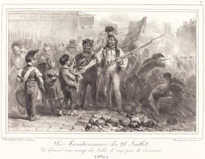 28 de julho Munições de Auguste Raffet