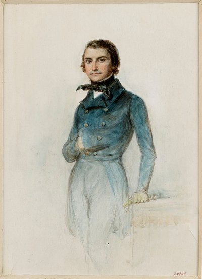 Retrato de Louis Blanc 1811-1882. de Auguste Raffet