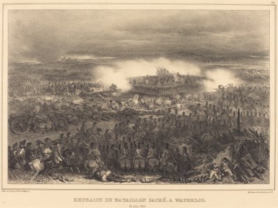 Retiro em Waterloo de Auguste Raffet