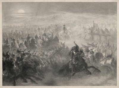 Revisão à noite de Auguste Raffet