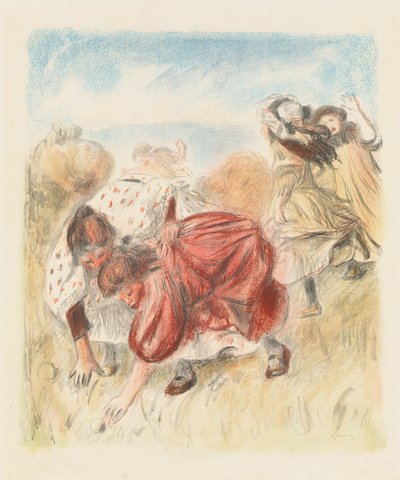 Crianças jogando bola de Auguste Renoir