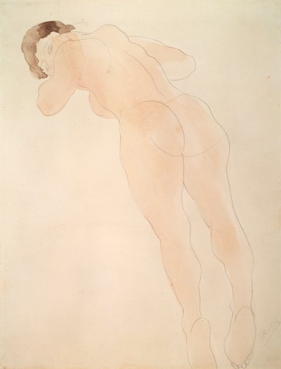 A Nude, 1900-1908. de Auguste Rodin