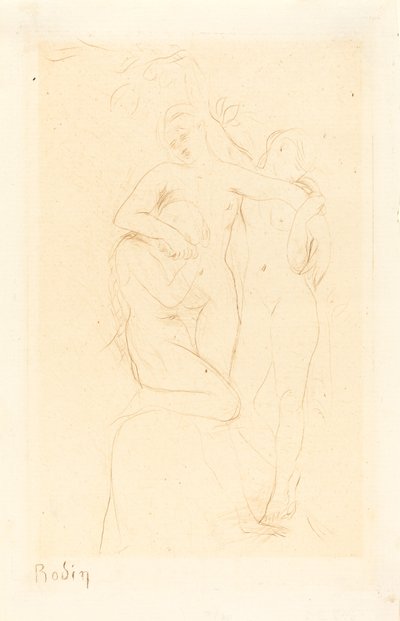 Almas no Purgatório, 1893. de Auguste Rodin