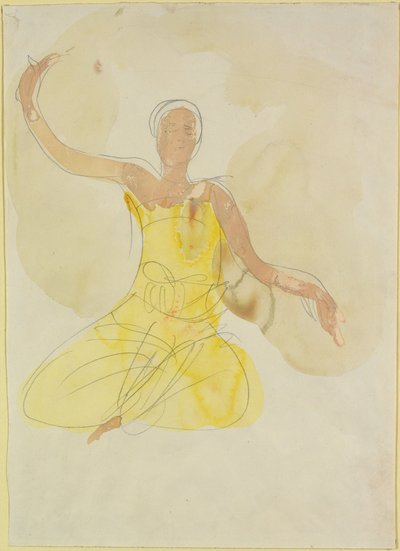 Tänzerin des Königlichen Kambodschanischen Balletts de Auguste Rodin