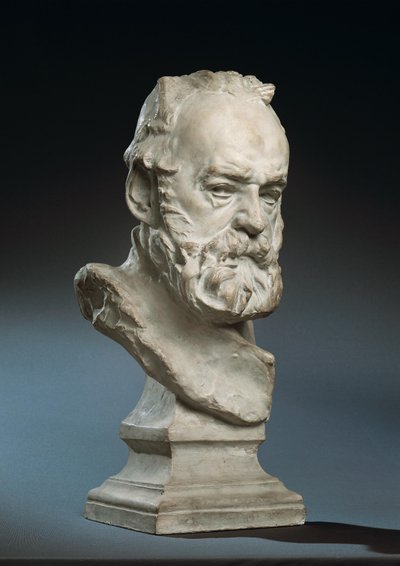 O escritor Victor Hugo de Auguste Rodin