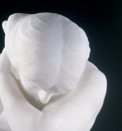 Detalhe de Eva após a pesca (modéstia), c.1897 (mármore) (ver também 496172 e 496181) de Auguste Rodin