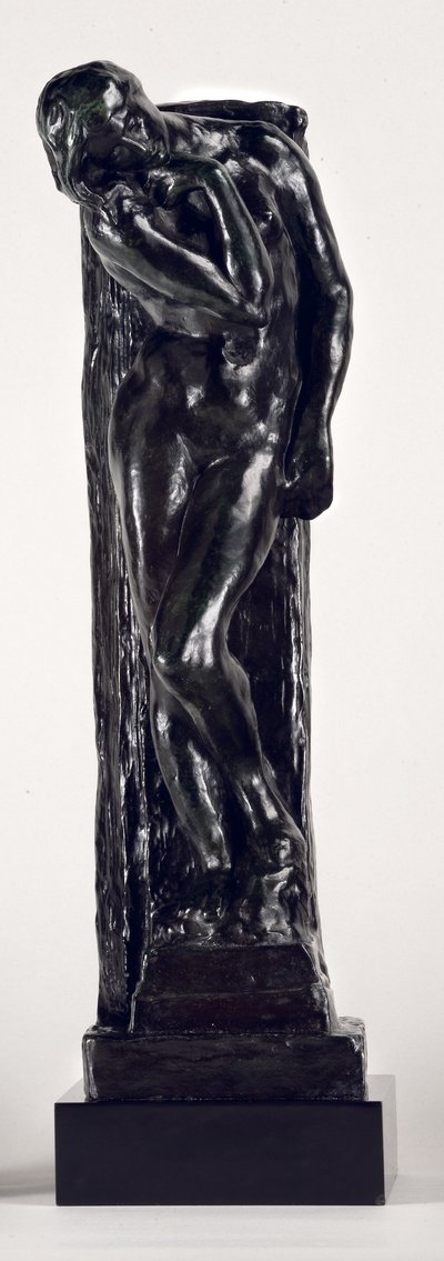 Eva com cabelo comprido, 187880 (bronze) de Auguste Rodin